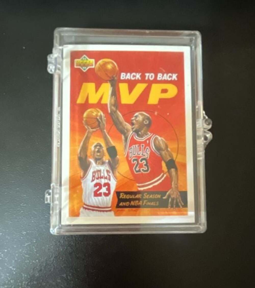 1992-93 Upper Deck Michael Jordan Back to Back MVP #67 Basketball Card